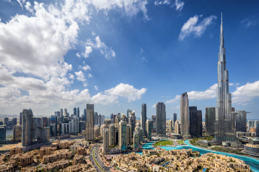 Dubai skyline featuring the Burj Khalifa, representing the destination for obtaining a residence visa.